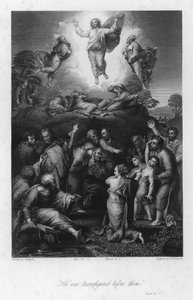 Başkalaşım, Mark IX, 2 (gravür) by after Raphael