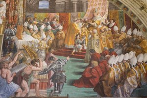 Charlemagne'nin Taç Giymesi, Borgo'daki Ateş Odası