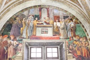 Leo III'ün yemini, borgodaki ateşin odası