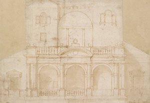 Mimari Tasarım Villa Madama, 16. yüzyılın başları by Raphael
