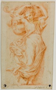 Boyunduruk ve Kaydırma ile Caryatid by Raphael