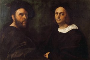 Çift Portre, c. 1516. by Raphael