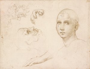 San Severo Trinity için Çalışmalar, 16. yüzyılın başlarında by Raphael