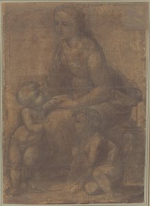 Vaftizci Yahya ile Madonna ve Çocuk by Raphael