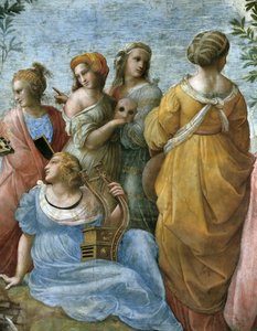 Parnassus. Detay. Stanza della Segnatura