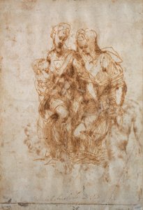 Aziz Anne ile Bakire ve Çocuk, c1500-1520 by Raphael