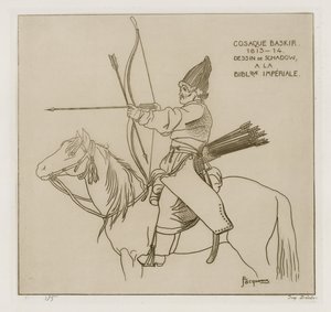 Bashkir Cossack, 1813-1814  by Raphael Jacquemin