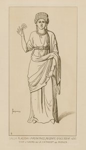 Galla Placidia imparatoriçesi, Batı