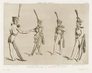 Military costumes from the nineteenth century - Russian infantry 