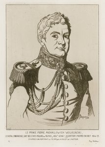 Prens Pierre Michailowich Wolkonski by Raphael Jacquemin
