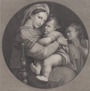 Sandalye Madonna Madonna della Seggiola, 1793.