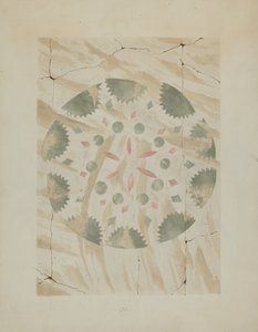 Şablonlu Duvar Detayı, c. 1937. by Ray Holden
