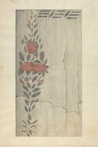 Duvar Stencil Kesiti, c. 1937. by Ray Holden