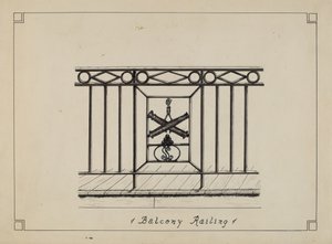 Dökme Demir Balkon Korkuluğu by Ray Price