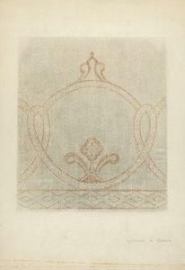 Duvar Resmi Restorasyon Çizimi, c. 1940. by Raymond E. Noble