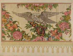 Poster Yatak için Chintz Valance, c. 1935.