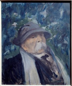 Georges Clemenceau'nun (1841-1929) politikacı portresi. Raymond Woog (1875-1949), 20. yüzyıl tablosu. Ahşap üzerine yağ. Karartma: 0.45 x 0.38m. Paris, Musee Carnavalet. Dikkatli olmak! Bu çalışmanın kullanımı, bir üçüncü taraf yetkilendirme talebine v by Raymond Woog