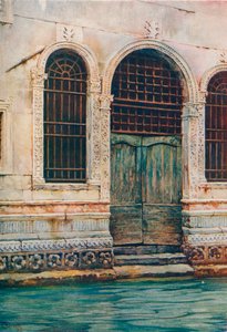 Bir Rönesans Kapısı, Venedik, c1903 by Reginald Barratt