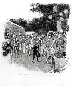 Küçük Lord Fauntleroy için illüstrasyon (gravür) by Reginald Bathurst Birch