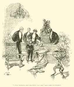 Küçük Lord Fauntleroy için İllüstrasyon