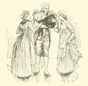 Küçük Lord Fauntleroy için İllüstrasyon by Reginald Bathurst Birch