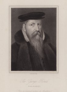Sir George Bowes, İngiliz askeri (gravür) by Reginald Easton
