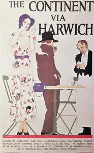 Kıta Via Harwich (afiş)