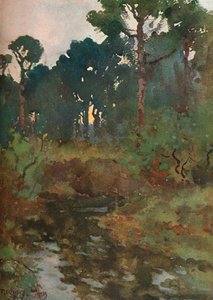 Dekoratif Peyzaj Çalışması, c1903 1903-1904 by Reginald Jones