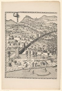Floransa görünümü (sol kısım) Fiorenza (nesne üzerindeki başlık) by Reichsdruckerei