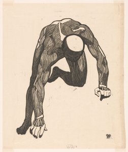 Bir erkeğin boyun, kol ve bacak kaslarının anatomik çalışması by Reijer Stolk