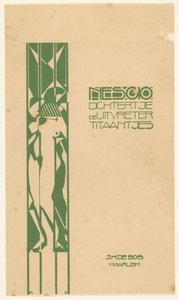 Bant tasarımı: Nescio, Dichtertje, yutan ve devler, 1918 by Reijer Stolk
