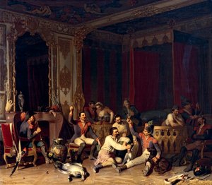 Fransız askerlerinin çeyreği by Reinhard Sebastian Zimmermann