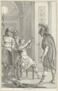 De dood van Gemellus by Reinier Vinkeles (I)
