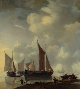 Sahil Manzarası, 17. yüzyılın ortalarında. by Reinier Zeeman
