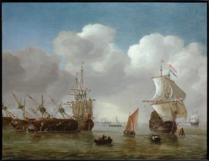 Hollanda liman sahnesi by Reinier Zeeman
