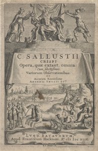 Zafer Arabasında Bir İmparator ve Adalet Başlık sayfası: A. Thysius jr., Opera, quæ extant, omnia, 1649 by Reinier van Persijn