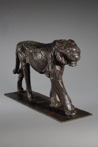 Büyük Kraliyet Kaplanı; Grand Tigre Royal, c.1913 (koyu kahverengi patine ile bronz)