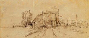 Yol Kenarında Bir Han, by Rembrandt van Rijn