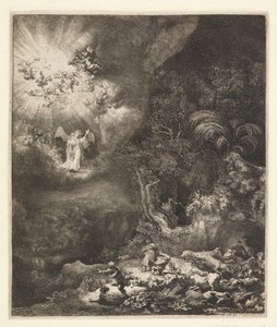 Çobanlara Müjde, 1634 by Rembrandt van Rijn