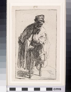 Tahta bacaklı dilenci, c.1630 (gravür) by Rembrandt van Rijn