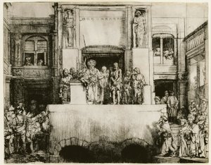 İnsanlara Sunulan Mesih by Rembrandt van Rijn