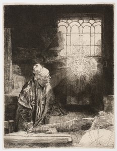 Doktor Faustus by Rembrandt Harmensz. van Rijn