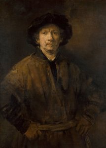 "Büyük Otoportre" (Büyük Otoportre) Tablo Rembrandt van Rhijn (1606-1669) tarafından 1652 Sanat Tarihi Müzesi, Viyana by Rembrandt van Rijn