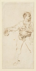 Ayakta duran adam, c.1634 by Rembrandt van Rijn