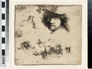 çalışma sayfası by Rembrandt van Rijn