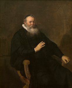 Vaiz Eleazar Swalmius by Rembrandt Harmensz. van Rijn