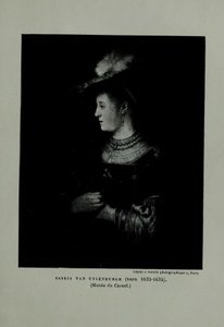 Kırmızı Şapkalı Saskia by Rembrandt van Rijn