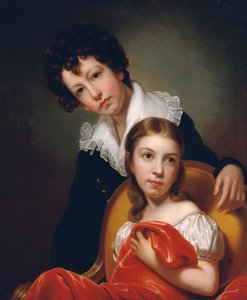 Michael Angelo ve Emma Clara Peale, yak. 1826. by Rembrandt Peale