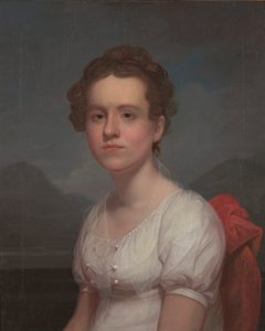 Helen Miller'ın Portresi, Bayan Charles G. McLean, c.1806 (tuval üzerine yağlı boya) by Rembrandt Peale