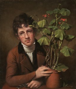 Sardunyalı Rubens Peale by Rembrandt Peale